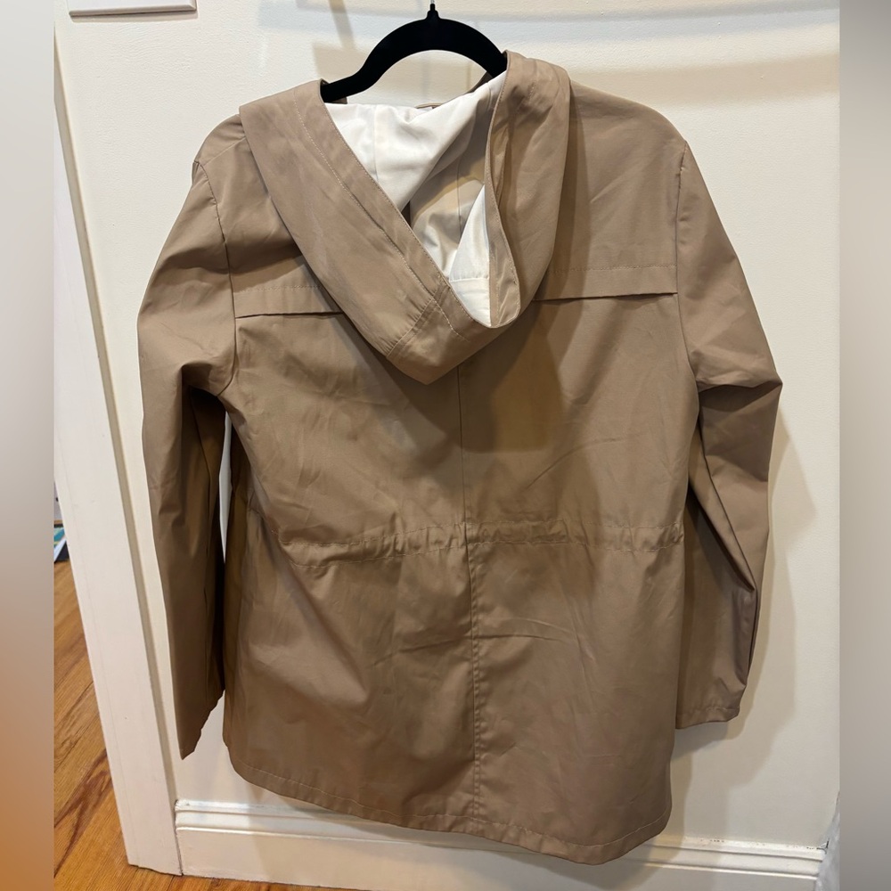 Jones New York Beige Rain Jacket - Picture 2 of 5